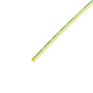 Трубка термоусаживаемая ТУТ нг 2,0/1,0мм, желто-зеленая, упаковка 50 шт. по 1м REXANT 